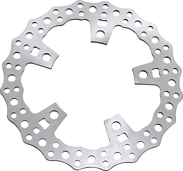 Arlen Ness Jagged Floating Rotor Stainless Steel For HD FLTRXSE 1977 06-24 02-788