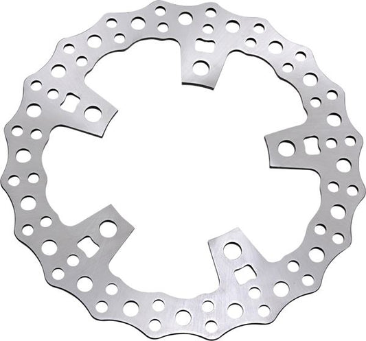 Arlen Ness Jagged Floating Rotor Stainless Steel For HD FLTRXSE 1977 06-24 02-788