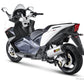 Akrapovic Slip-On Line Muffler Scooter SS/CF For Aprilia SRV 850 Gilera GP 800 08-16 S-A8SO2-HWSS