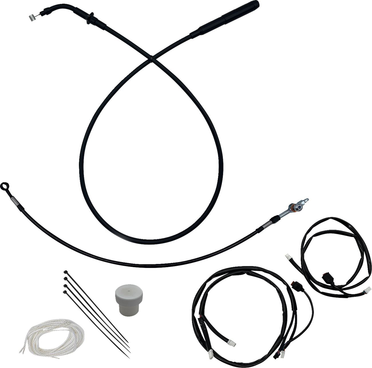 Fat Baggers Inc. EZ Install Kit For Harley FLHLT 1923 2023-2026 Black 149014-B