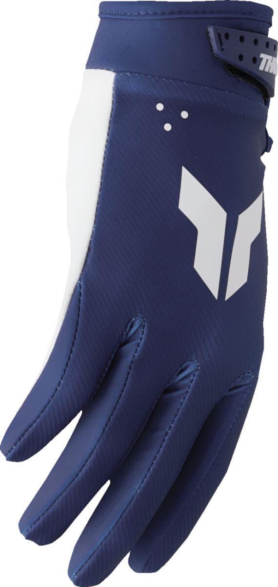 THOR Youth LAUNCHMODE Split Gloves Blue