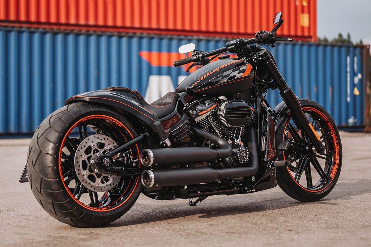 Cult Werk Rear Conversion Kit Race For Harley FXBR 1923 2018-2023 HD-BRO049