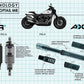 Legend Suspension AXEO43 Front Suspension For Harley FLSB 1750 18-24 0414-0549