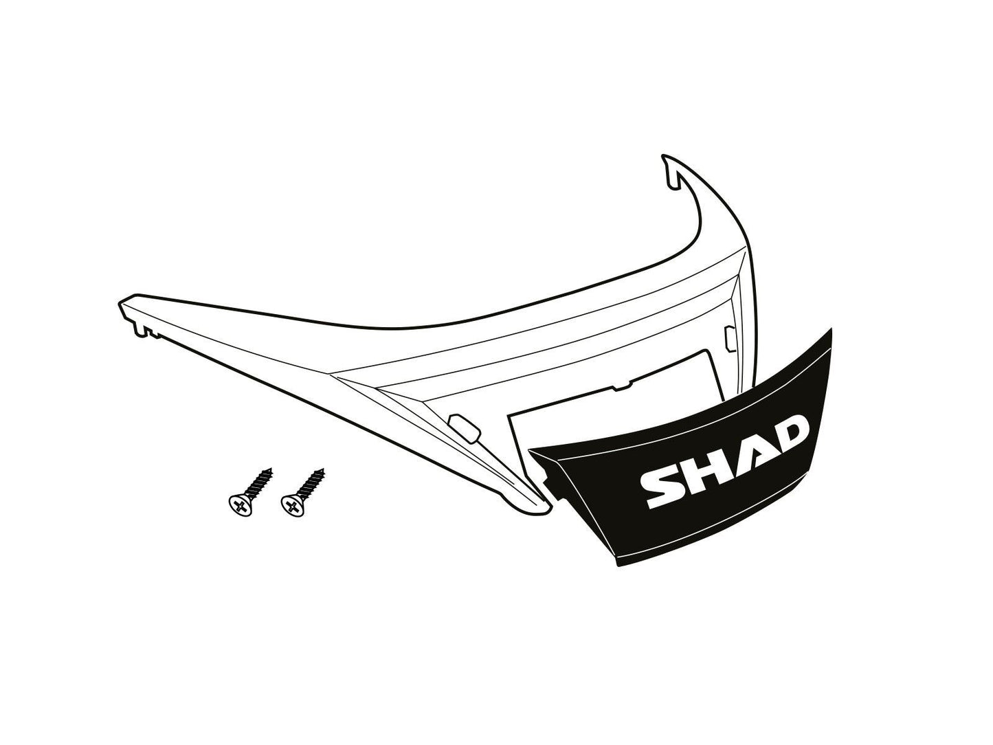 SHAD SH34 Replacement Reflectors (With Cover) D1B341CAR