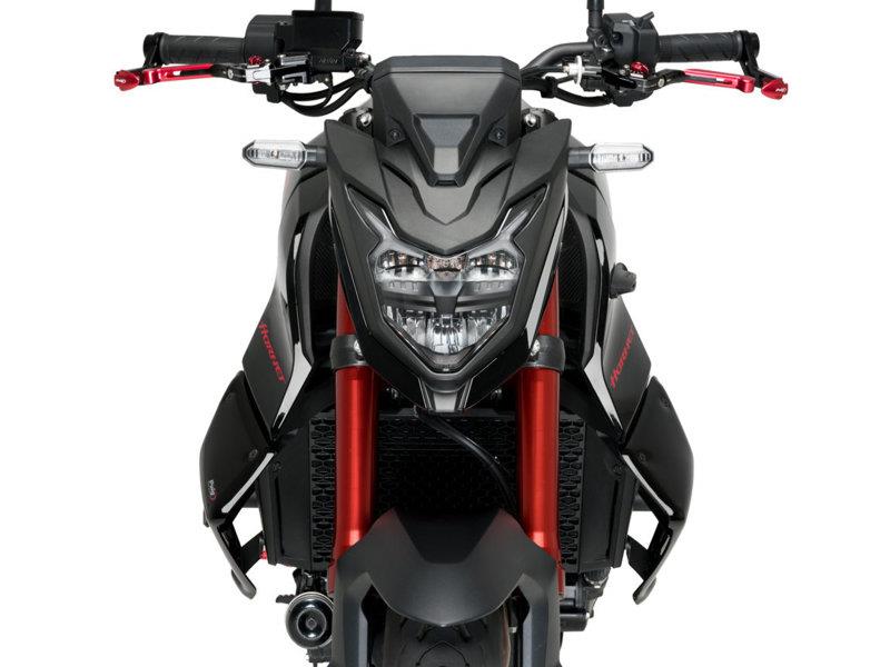 PUIG Naked Downforce Spoilers Black for Honda CB750 Hornet 23-24 21533N
