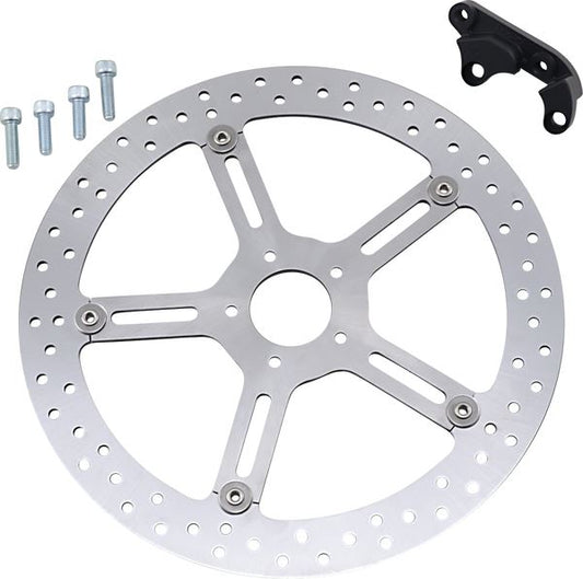 Arlen Ness Big Brake Floating Aluminum Rotor Kit For HD FXLRS 1923 18-24 02-983