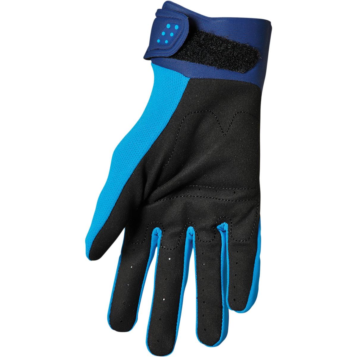 THOR Youth Spectrum MX Motorcross Gloves Blue/Navy 2023 Model