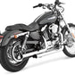 Vance & Hines Straightshots Chrome Steel For HD XL 1200 V 04-13 17821