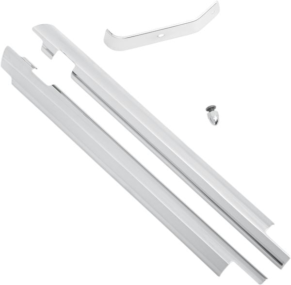 Kuryakyn Down Tube Covers For Harley Davidson FLS 1690 2007-2017 Chrome KUR7863