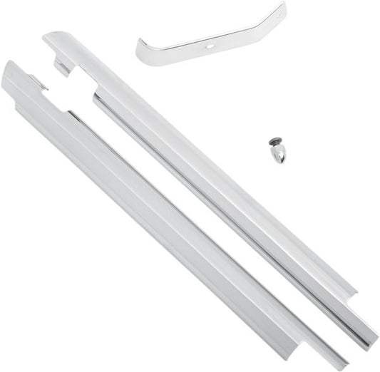 Kuryakyn Down Tube Covers For Harley Davidson FLS 1690 2007-2017 Chrome KUR7863