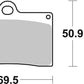 Sbs DC Racing Dual Carbon Brake Pads For Yamaha YXZ 1000 R SS 2016-2026 566DC