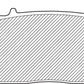 Drag Specialties Metal Brake Pads For Harley XL 1200 C 2004-2013 FAD381HH