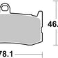 Sbs RST Brake Pads For Triumph Daytona 675 2009-2016 Sintered Metal Set 864RST