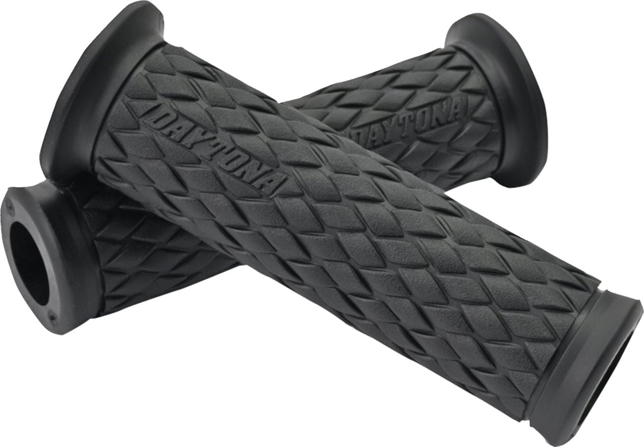 Daytona GRIPPYGRIP GGD-Knit Grips Black Open Ends 7/8 Handlebar Pair 33432