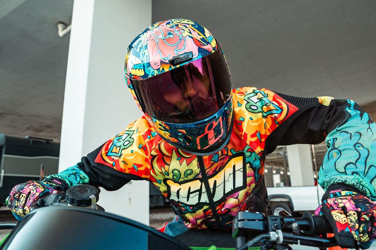 ICON Airform™ Scatterbrain Multi Motorcycle Helmet