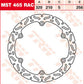Trw Contoured Fixed Brake Rotor For Honda CB 500 F 2013-2024 Steel MST465RAC
