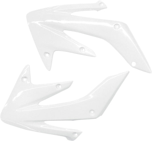 UFO RADIATOR COVERS HONDA CRF250R/X WHITE HO03634-041