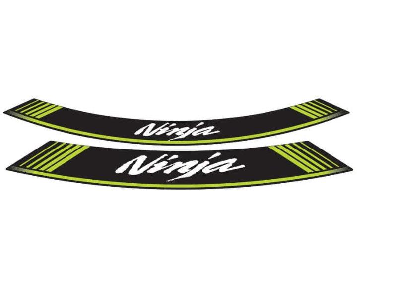 Puig Wheel Rim Stickers Green 20533R