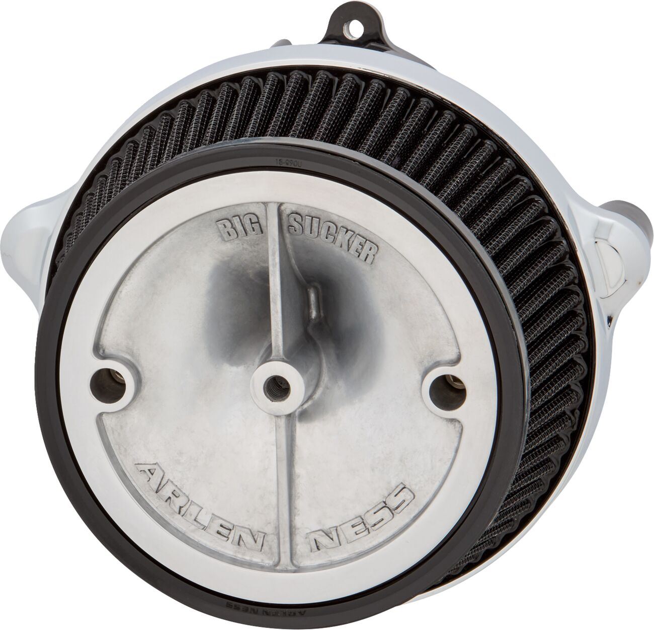 Arlen Ness Big Sucker Stage 1 Air Cleaner Kit Chrome Aluminum Pre-Oiled 600-300