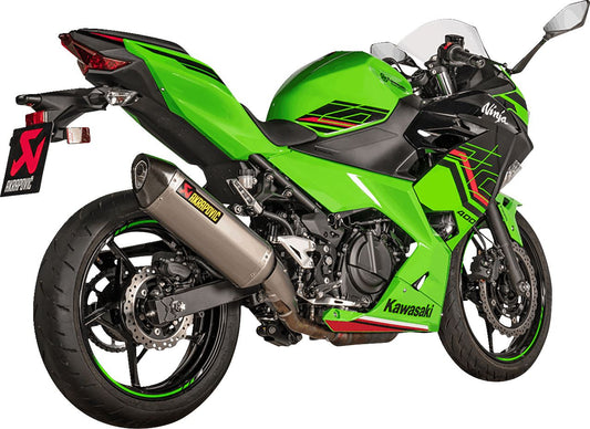 Akrapovic Slip-On Line Muffler TI/CF For Kawasaki Z 400 18-24 S-K4SO7-HRT