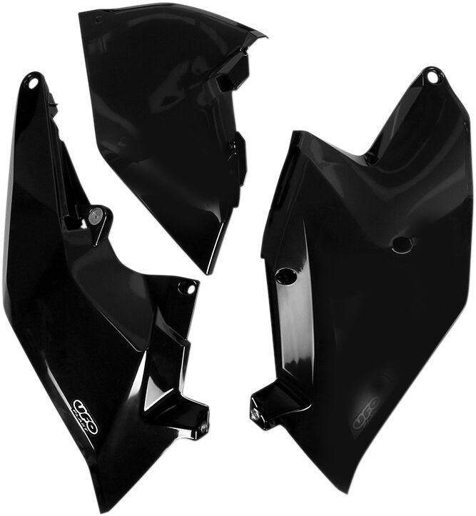 UFO SIDE PANELS W/AIRBOX COVER KTM SX/SX-F/EXC BLACK KT04062-001