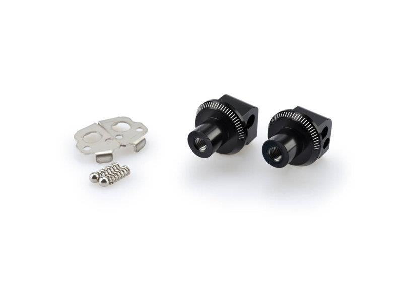 PUIG Pillion Footpeg Adaptors Black for BMW R1200 GS Adventure 06-13 7245N