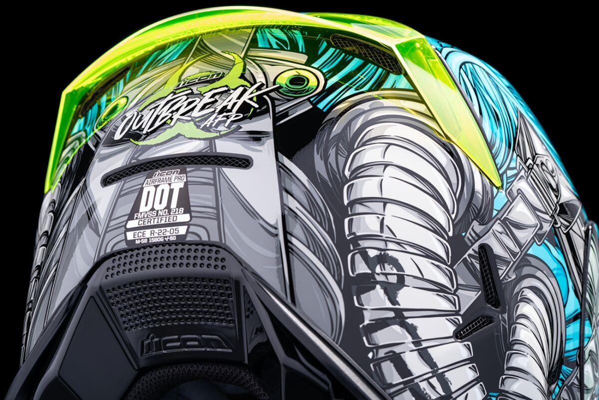 ICON Airframe Pro™ Outbreak Blue Motorcycle Helmet
