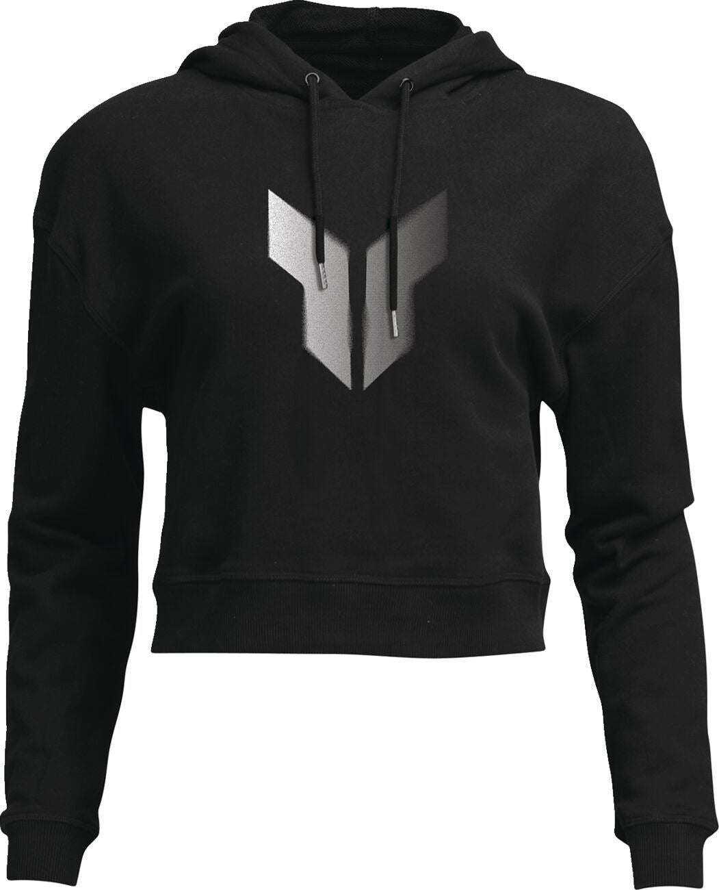THOR Women's Noise Pullover Crop Hoodie BLACK 2025 Model
