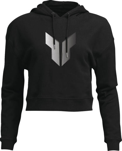 THOR Women's Noise Pullover Crop Hoodie BLACK 2025 Model