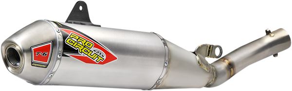 Pro Circuit T-6 Slip-On Silencer For Yamaha YZ 450 F 2018-2019 Each 0131845A
