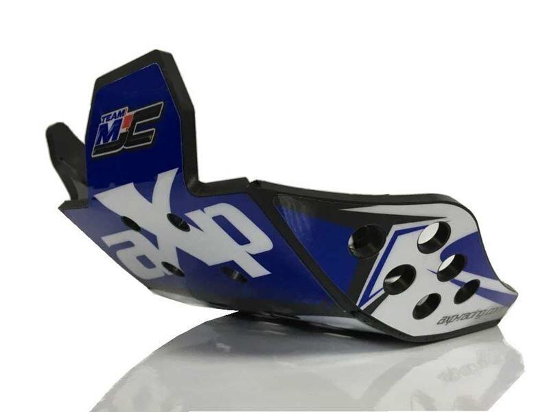 AXP Racing Skid Plate For Yamaha Yz 125 2005-2025 Black 6mm Engine Guard Ax1410