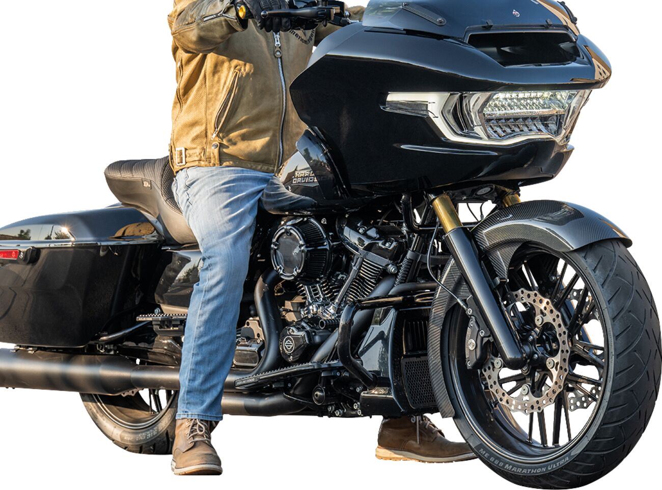 WRS 21" Wide Wrapper Fender For Harley Davidson FLHX 2023-2024 210-031
