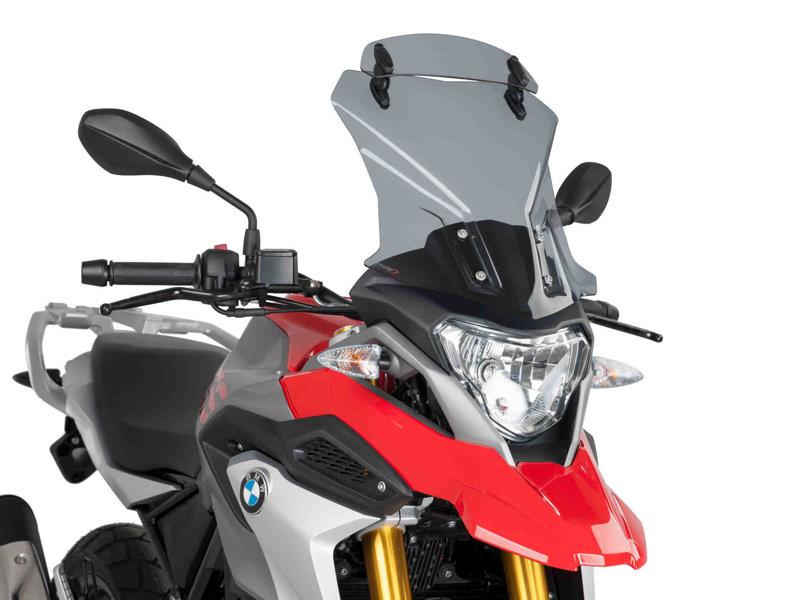 PUIG Touring Screen w/ Extender Light Smoke for BMW G310 GS 17-25 9880H