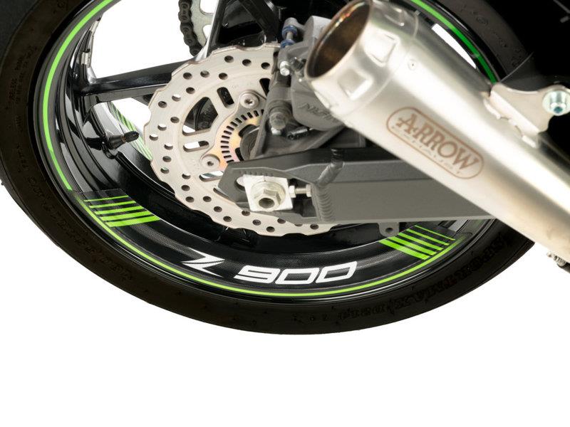 Puig Wheel Rim Stickers Green 22004R