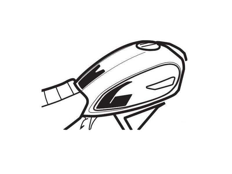 Puig Full Tank Protection Pads Carbon Look 21394F