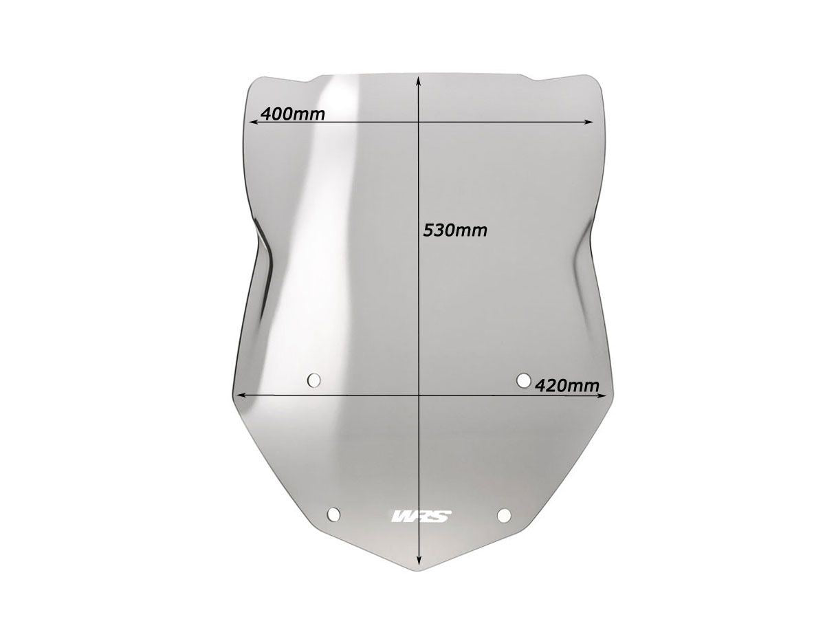 WRS Windscreen Tour BMW R1250gs Smoke Bm008f