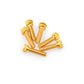PUIG M5 20mm Allen Screws x 6 Yellow Universal 0147G