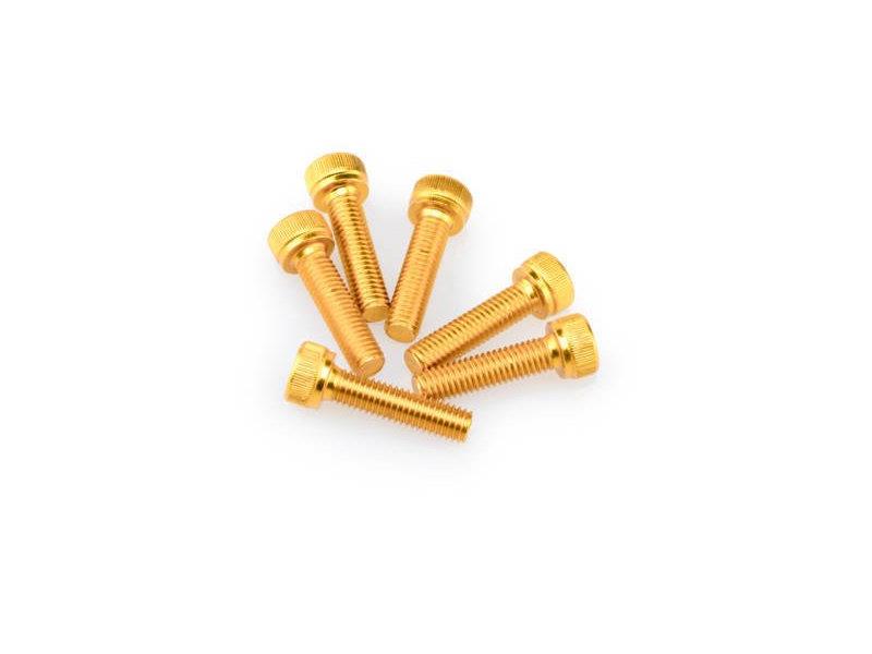 PUIG M5 20mm Allen Screws x 6 Yellow Universal 0147G