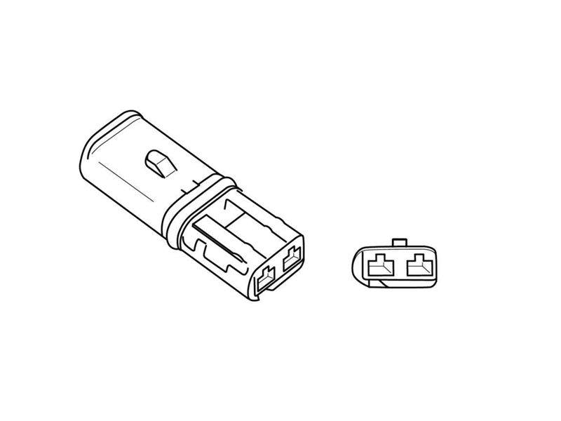 Puig Indicator Connector Lead Black 21033V