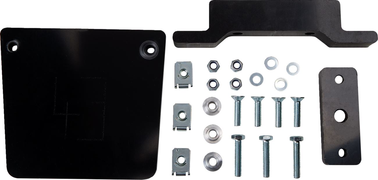 AXP Racing Xtrem Skid Plate For Beta RR 125 2023-2025 Black Full Coverage AX1685