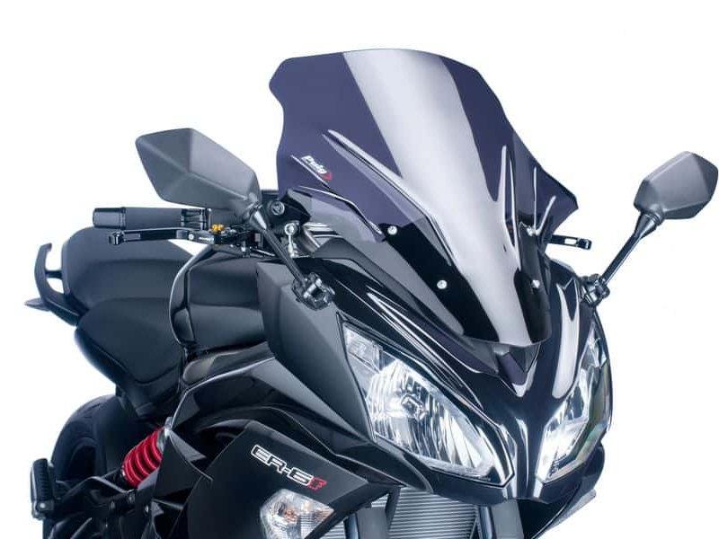 PUIG Touring Screen Dark Smoke for Kawasaki ER6-F 12-16 5998F