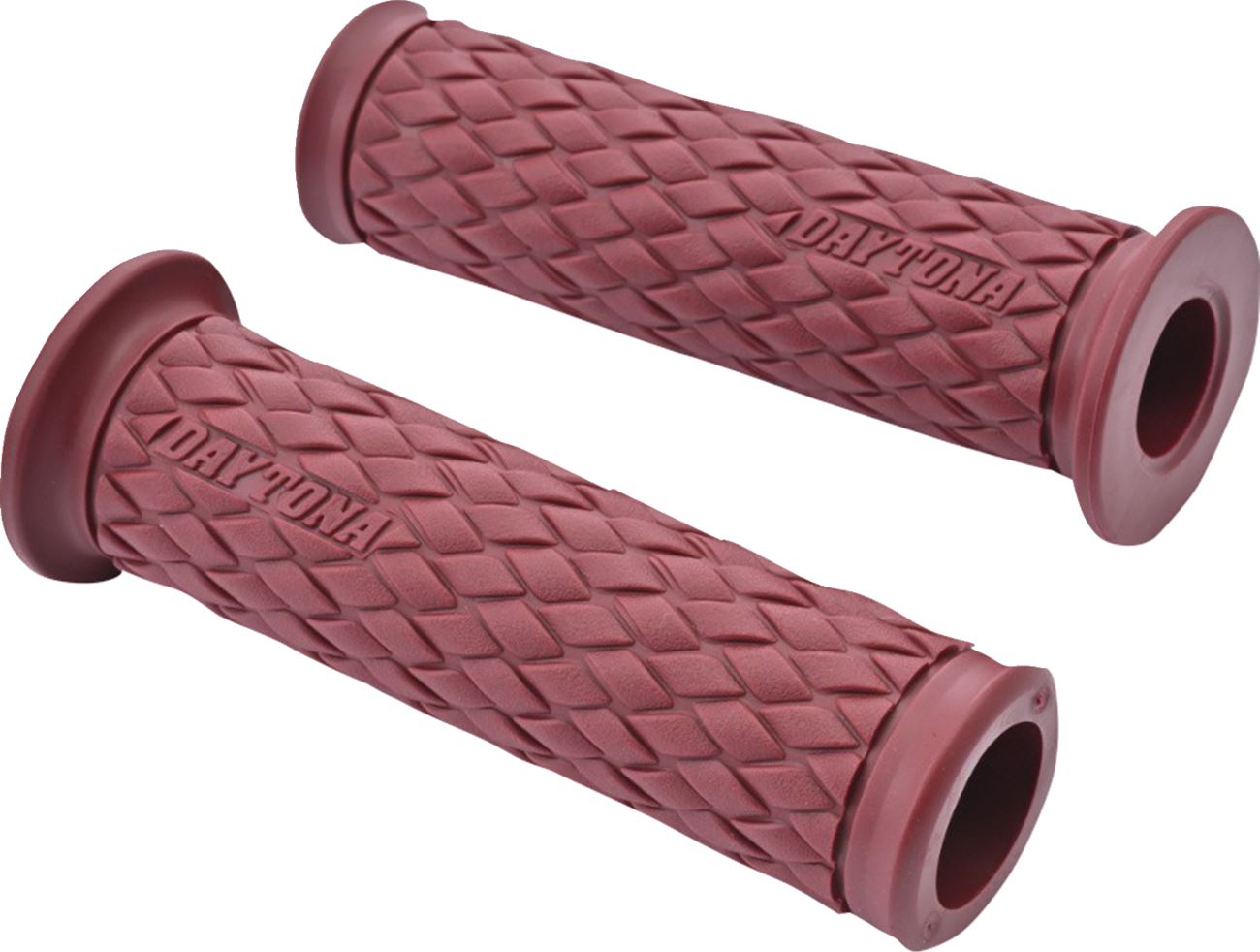 Daytona GRIPPYGRIP GGD-Knit Grips Pair Red 7/8 Handlebars Open Ends 33444
