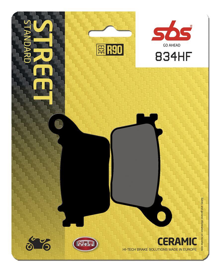 Sbs HF Street Ceramic Organic Brake Pads For Suzuki GSX-R 600 2006-2026 834HF