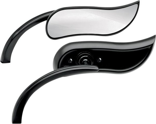 Arlen Ness Micro-Mirror Black Right Screw-In 13-405
