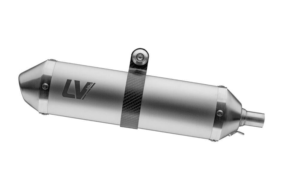 Leovince X-Fight Steel Slip-On Muffler 2-Stroke For Beta RR 50 2023-2024 17008