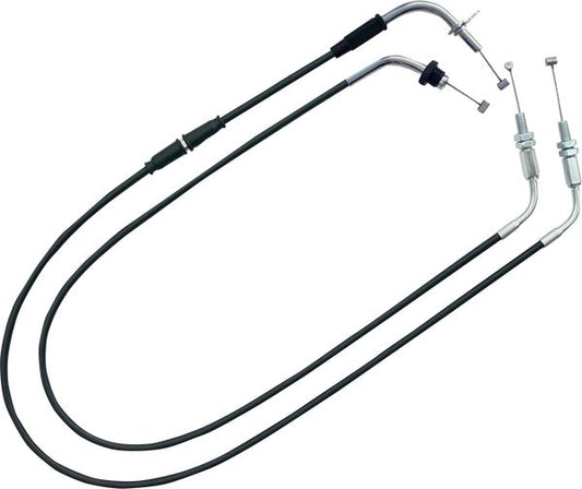 Venhill Throttle Cable For Yamaha XJ 6 2009-2016 Black Set Y01-4-129-BK