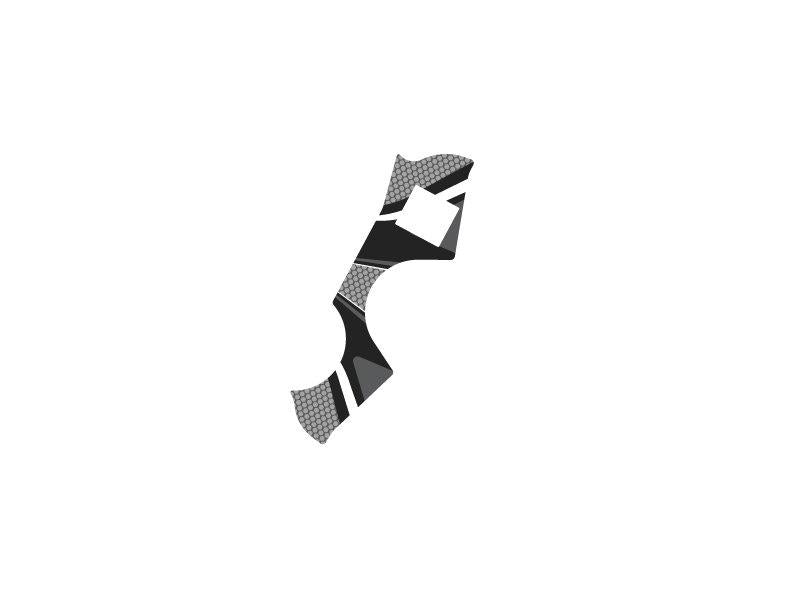 PUIG Radikal Yoke Protector Grey for Suzuki Inazuma 13-16 6905U