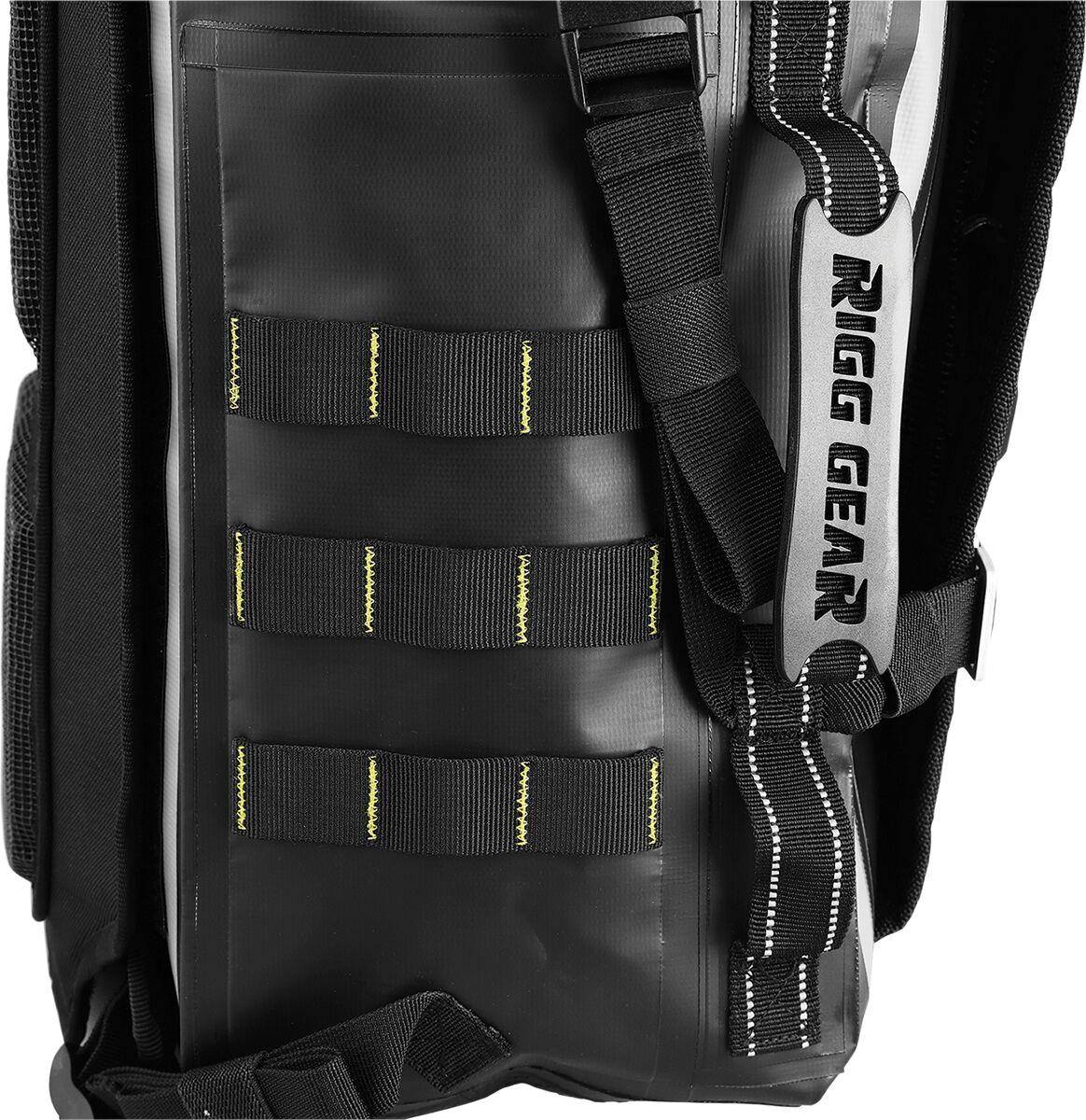 Nelson Rigg Hurricane Backpack Black Gray Tarpaulin 30L Capacity SE-4030