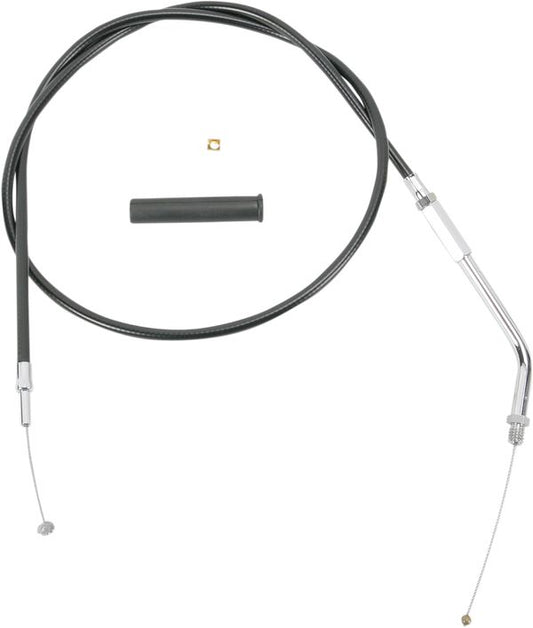 Drag Specialties Black Vinyl Cable For Harley FLST 1340 1981-1989 Black 4330100B