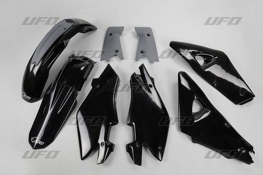 UFO COMPLETE BODY KIT HUSQVARNA CR 125/250 BLACK HUKIT601E001